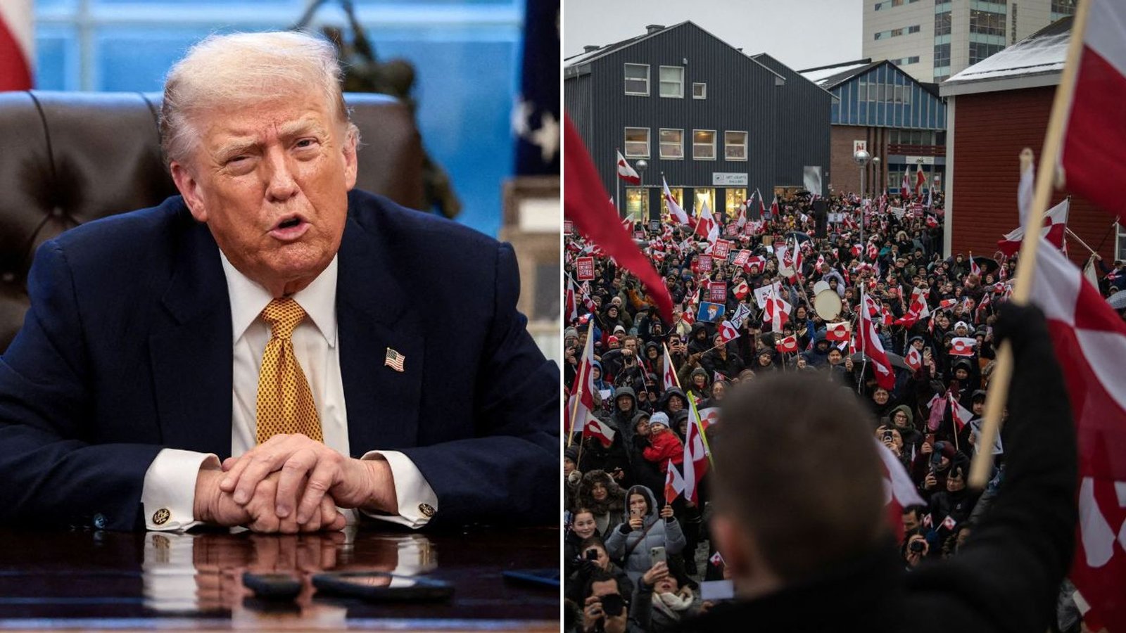 Backlash after Trump threatens tariffs over Greenland purchase